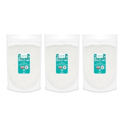 Zestaw: 3x Bio Planet − Sól kłodawska drobno mielona − 1 kg