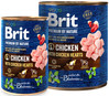 BRIT Premium by Nature CHICKEN Drób Jagody 400g