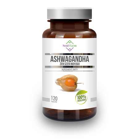 Soul Farm Premium Ashwagandha Ekstrakt 120 kaps. vege