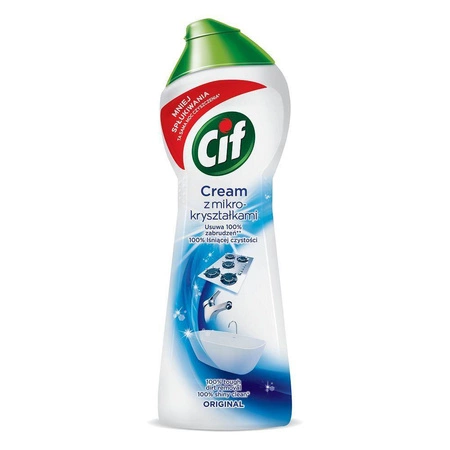 Cif − Cream Original, mleczko z mikrokryształkami do czyszczenia powierzchni − 300 g