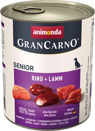 ANIMONDA Grancarno SENIOR Wołowina i Jagnięcina 800g