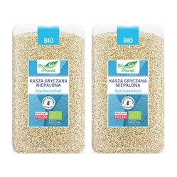 Zestaw 2x Bio Planet − Kasza gryczana niepalona − 1 kg