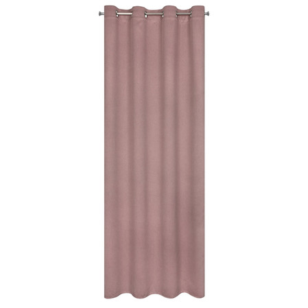 ZASŁONA GOTOWA AMARO 140 X 250 CM PUDROWY RÓŻ