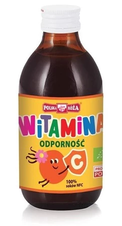 Sok z owoców róży i jabłek  ODPORNOŚĆ BIO 250 ml