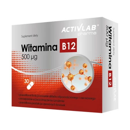 ActivLab Pharma Witamina B12 500 mcg - 30 kaps.