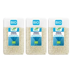 Zestaw 3x Bio Planet − Kasza jęczmienna Bio − 1 kg