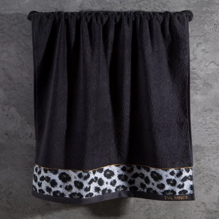 Ręcznik Eva 22 70 x 140 cm, Czarny