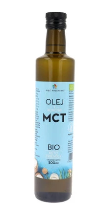 PIĘĆ PRZEMIAN Olej MCT z kokosa BIO 500ml