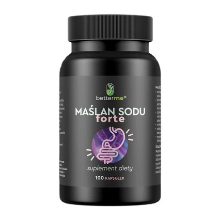 BetterMe Maślan Sodu Forte 770 mg 100 kaps.