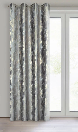 ZASŁONA GOTOWA MELODY 140 X 250 CM STALOWY