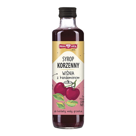 Syrop korzenny wiśniowy z kardamonem 250 ml
