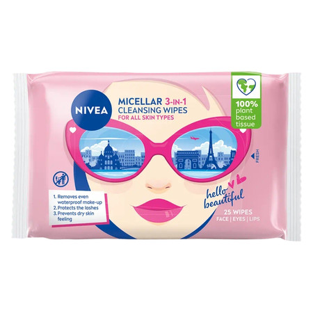 Nivea micelarne chusteczki do demakijażu 25szt.