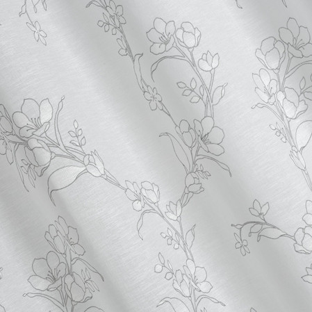 ZASŁONA GOTOWA FIORE 140 X 250 CM BIAŁY
