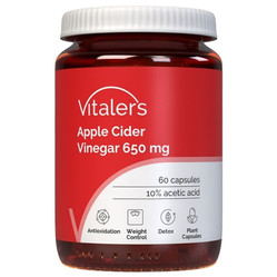 Vitaler's Ocet jabłkowy (Apple cider vinegar) 650 mg 60 kaps.