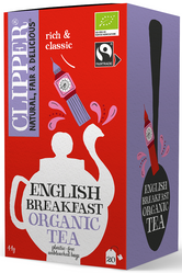 Herbata czarna English Breakfast fair trade BIO (20 x 2,2 g) 44 g