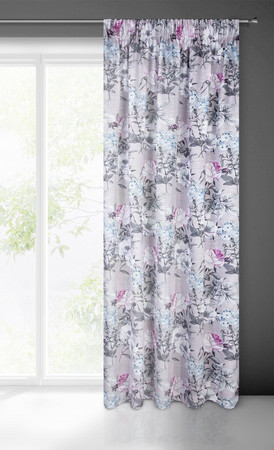 ZASŁONA GOTOWA HONEY NA TAŚMIE 140 X 270 CM RÓŻOWY