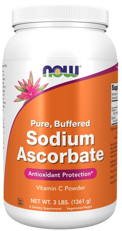 NOW FOODS Sodium Ascorbate Powder - Witamina C Askorbinian Sodu 1361 g