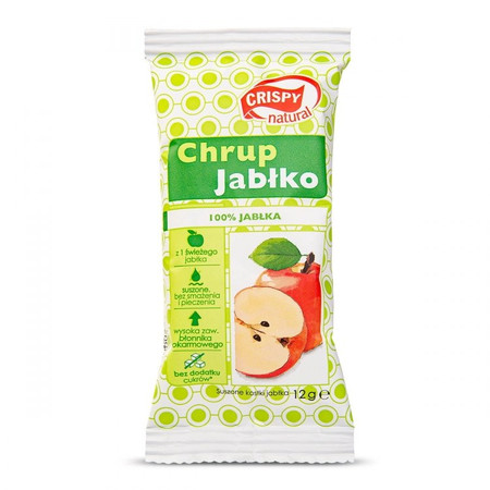 Kostki jabłka Crispy Natural 12g