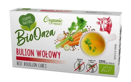 BioOaza − Kostka rosołowa wołowa − 6 x 11 g