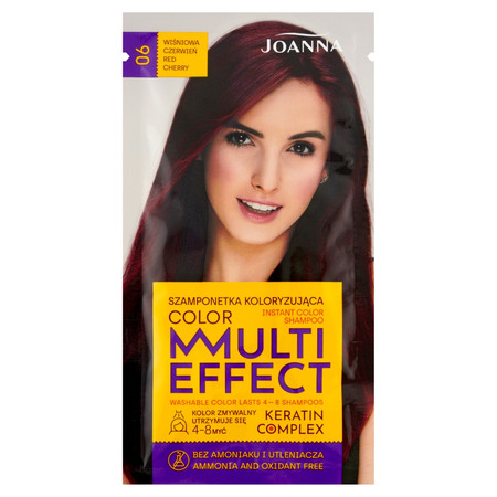 Multi Effect szamponetka koloryzująca 06 Wiśniowa Czerwień 35g