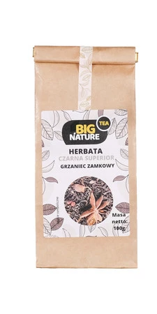 Big Nature Herbata czarna superior grzaniec zamkow