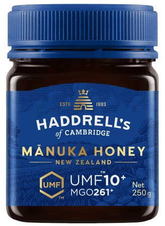 HADDRELL'S OF CAMBRIDGE MIÓD MANUKA MGO 261+ 250 g