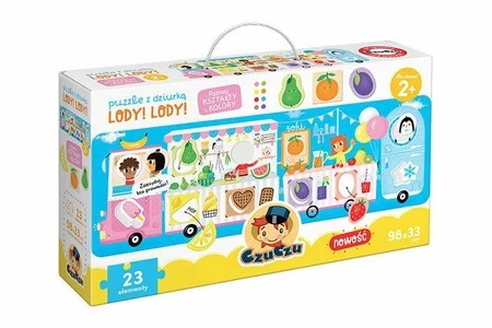 Puzzle 23 Z dziurką lody lody -