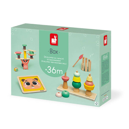 Janod Zestaw zabawek edukacyjnych Box 36 m-cy