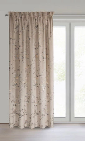 ZASŁONA GOTOWA SELENA NA TAŚMIE 140 X 270 CM BEŻOWY