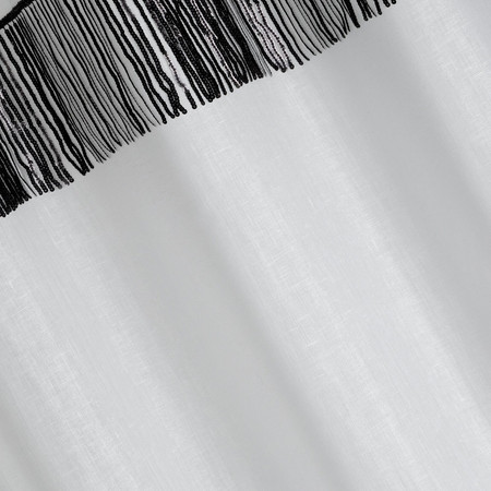 FIRANA GOTOWA JASPER 140 X 250 CM BIAŁY