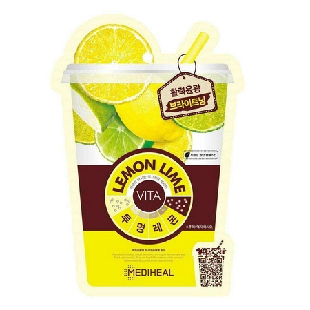 Vita Lemon Lime Mask maska rozświetlająco- energetyzująca z cytryną i limonką 20ml