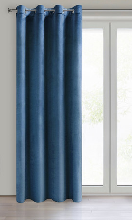 ZASŁONA GOTOWA MELANIE 140 X 250 CM GRANATOWY