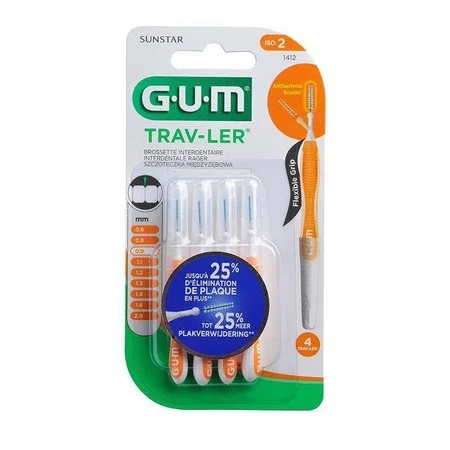 Gum Trav-Ler szczoteczka międzyzębowa 0,9 mm 4 sztuki