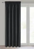 ZASŁONA GOTOWA RITA NA TAŚMIE 140 X 270 CM CZARNY