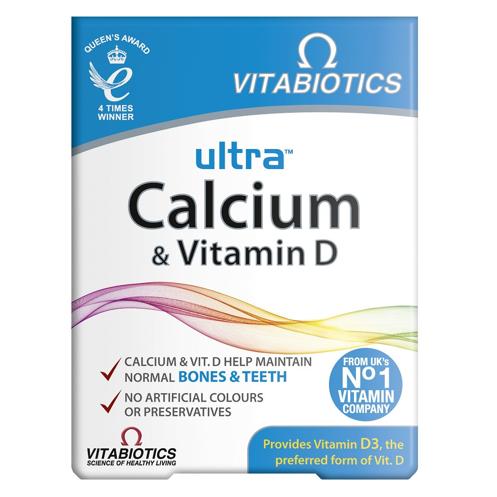Vitrabiotics Ultra Calcium & Vitamin D suplement diety 30 tabl. - Nabea.pl