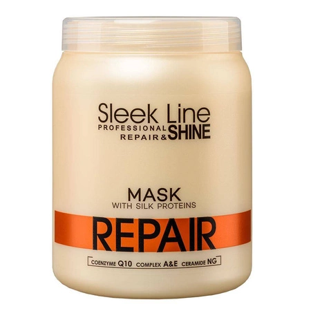 Sleek Line Repair Mask maska z jedwabiem do włosów zniszczonych 1000ml