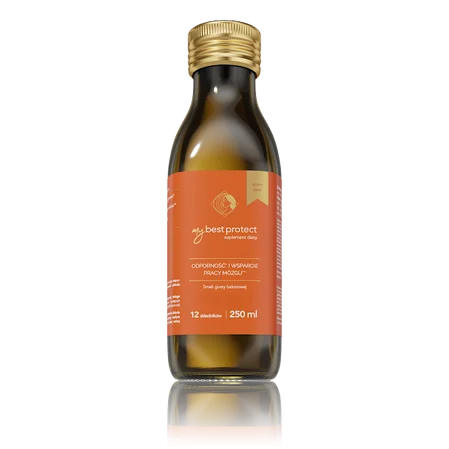 MyBestProtect Tran smak Guma Balonowa na wsparcie odporności 250 ml