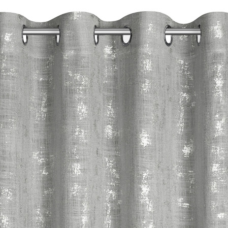 Zasłona gotowa Solana 140 x 250 cm, Srebrny
