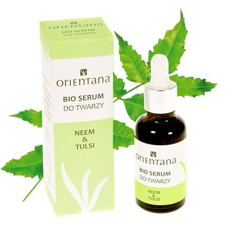 Orientana − Neem i tulsi, naturalne serum do twarzy − 30 ml