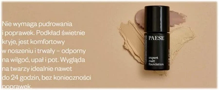 Paese Expert Matt Foundation specjalistyczny podkład matujący 501C True Beige 30ml