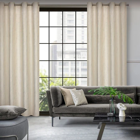 ZASŁONA GOTOWA MARSALA 140 X 250 CM KREMOWY