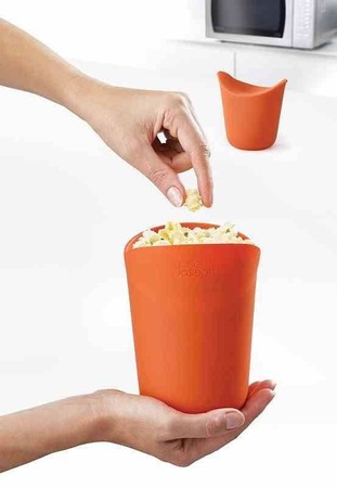 JJ - Zestaw 2 pojemników do popcornu w mikrofali M