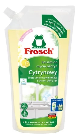 Frosch - Balsam do mycia naczyń Cytrynowy - worek 1000ml