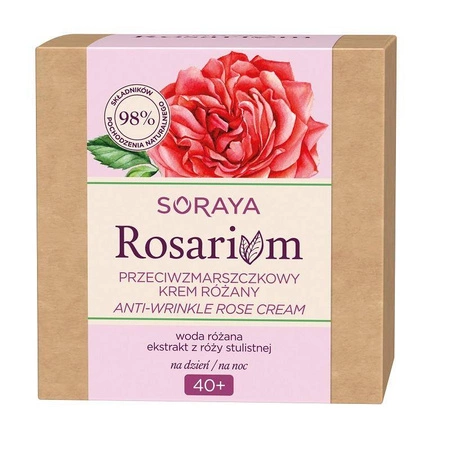 Rosarium 40+ przeciwzmarszczkowy krem różany do twarzy na dzień/na noc 50ml
