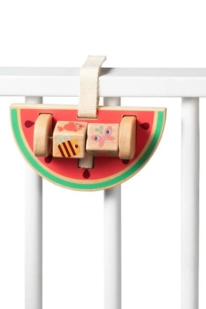 Lilliputiens Zestaw drewnianych zawieszek aktywizujących Nosorożec Marius 9 m+