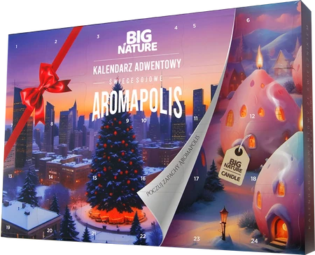 Big nature Kalendarz Adwentowy ze świeczkami Aromapolis 240g