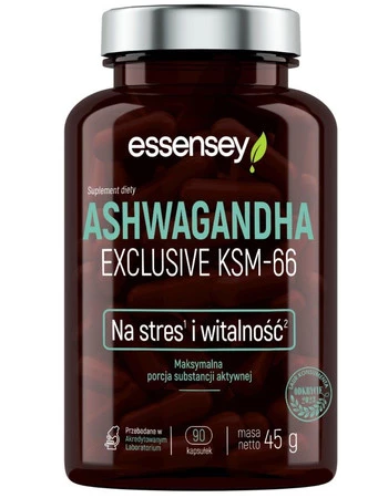 ESSENSEY ASHWAGANDHA EXCLUSIVE KSM-66 90 kap