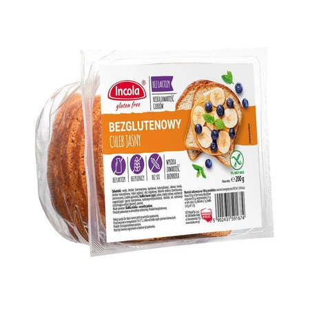 Incola − Chleb jasny bezglutenowy − 200 g