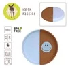 Lassig Talerzyk silikonowy dla dzieci Happy Rascals Smile sky blue