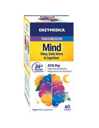 ENZYMEDICA Magnesium Mind Sleep, Daily Stress & Cognition (60 kaps.)